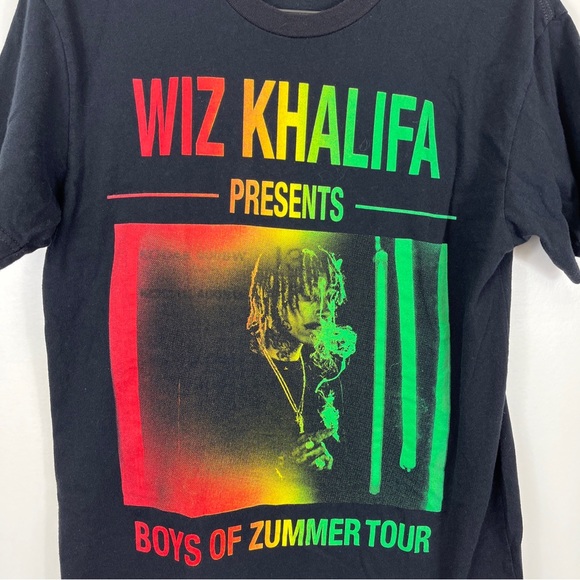 Wiz Khalifa Boys Of Zummer Concert Tour T Shirt Size Small Rap Hip Hop - Picture 5 of 9